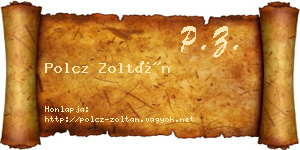 Polcz Zoltán névjegykártya