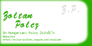 zoltan polcz business card